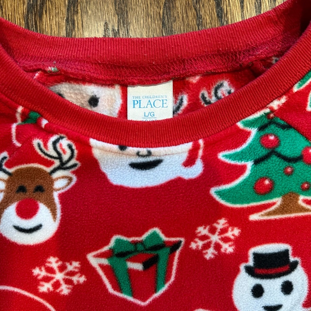 Children's Place Christmas Pajamas- Sz L- Worn Once!!! - Picture 2 of 5